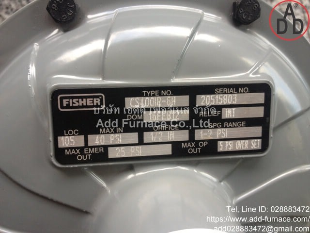 Fisher Type No CS400IR-6H (5)